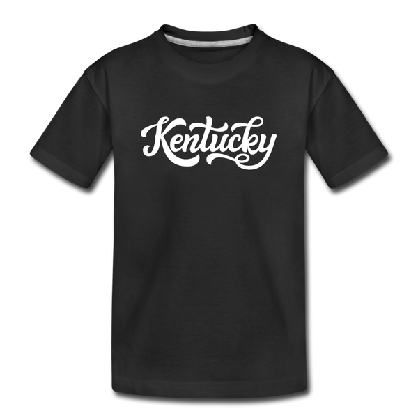 Kentucky Toddler T-Shirt - Hand Lettered Kentucky Toddler Tee - black