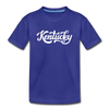 Kentucky Toddler T-Shirt - Hand Lettered Kentucky Toddler Tee - royal blue