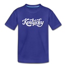 Kentucky Toddler T-Shirt - Hand Lettered Kentucky Toddler Tee - royal blue