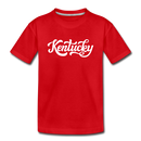 Kentucky Toddler T-Shirt - Hand Lettered Kentucky Toddler Tee - red