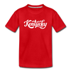 Kentucky Toddler T-Shirt - Hand Lettered Kentucky Toddler Tee - red