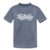Kentucky Toddler T-Shirt - Hand Lettered Kentucky Toddler Tee - heather blue