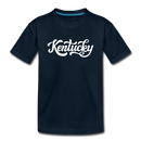 Kentucky Toddler T-Shirt - Hand Lettered Kentucky Toddler Tee - deep navy