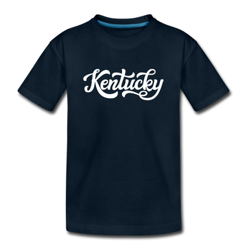Kentucky Toddler T-Shirt - Hand Lettered Kentucky Toddler Tee - deep navy
