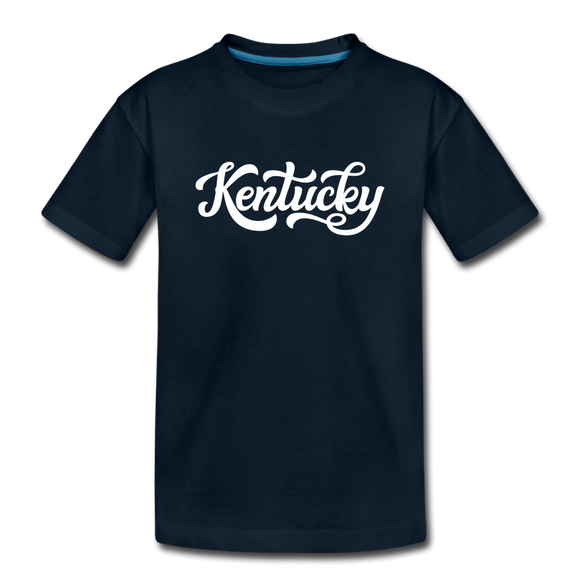 Kentucky Toddler T-Shirt - Hand Lettered Kentucky Toddler Tee - deep navy
