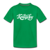 Kentucky Toddler T-Shirt - Hand Lettered Kentucky Toddler Tee - kelly green