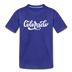 Colorado Toddler T-Shirt - Hand Lettered Colorado Toddler Tee - royal blue