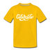 Colorado Toddler T-Shirt - Hand Lettered Colorado Toddler Tee - sun yellow