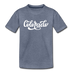 Colorado Toddler T-Shirt - Hand Lettered Colorado Toddler Tee - heather blue