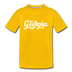Georgia Toddler T-Shirt - Hand Lettered Georgia Toddler Tee - sun yellow