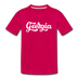 Georgia Toddler T-Shirt - Hand Lettered Georgia Toddler Tee - dark pink