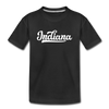 Indiana Toddler T-Shirt - Hand Lettered Indiana Toddler Tee - black