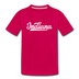 Indiana Toddler T-Shirt - Hand Lettered Indiana Toddler Tee - dark pink