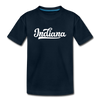 Indiana Toddler T-Shirt - Hand Lettered Indiana Toddler Tee - deep navy