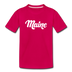 Maine Toddler T-Shirt - Hand Lettered Maine Toddler Tee - dark pink