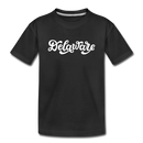 Delaware Toddler T-Shirt - Hand Lettered Delaware Toddler Tee - black