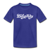Delaware Toddler T-Shirt - Hand Lettered Delaware Toddler Tee - royal blue