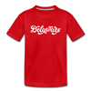 Delaware Toddler T-Shirt - Hand Lettered Delaware Toddler Tee - red