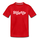 Delaware Toddler T-Shirt - Hand Lettered Delaware Toddler Tee - red