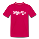 Delaware Toddler T-Shirt - Hand Lettered Delaware Toddler Tee - dark pink