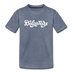 Delaware Toddler T-Shirt - Hand Lettered Delaware Toddler Tee - heather blue