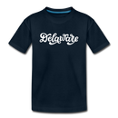 Delaware Toddler T-Shirt - Hand Lettered Delaware Toddler Tee - deep navy