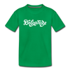Delaware Toddler T-Shirt - Hand Lettered Delaware Toddler Tee - kelly green