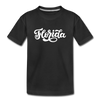 Florida Toddler T-Shirt - Hand Lettered Florida Toddler Tee - black