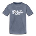 Florida Toddler T-Shirt - Hand Lettered Florida Toddler Tee - heather blue