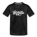 Florida Toddler T-Shirt - Hand Lettered Florida Toddler Tee - charcoal gray