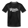 Florida Toddler T-Shirt - Hand Lettered Florida Toddler Tee - charcoal gray