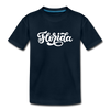 Florida Toddler T-Shirt - Hand Lettered Florida Toddler Tee - deep navy