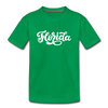 Florida Toddler T-Shirt - Hand Lettered Florida Toddler Tee - kelly green