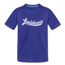 Louisiana Toddler T-Shirt - Hand Lettered Louisiana Toddler Tee - royal blue