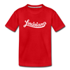 Louisiana Toddler T-Shirt - Hand Lettered Louisiana Toddler Tee - red