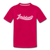 Louisiana Toddler T-Shirt - Hand Lettered Louisiana Toddler Tee - dark pink