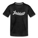 Louisiana Toddler T-Shirt - Hand Lettered Louisiana Toddler Tee - charcoal gray