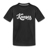 Kansas Toddler T-Shirt - Hand Lettered Kansas Toddler Tee