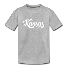 Kansas Toddler T-Shirt - Hand Lettered Kansas Toddler Tee