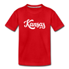 Kansas Toddler T-Shirt - Hand Lettered Kansas Toddler Tee