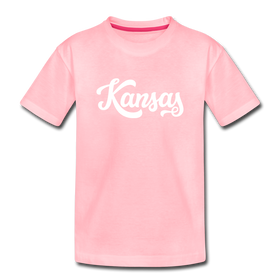 Kansas Toddler T-Shirt - Hand Lettered Kansas Toddler Tee