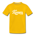 Kansas Toddler T-Shirt - Hand Lettered Kansas Toddler Tee - sun yellow