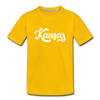 Kansas Toddler T-Shirt - Hand Lettered Kansas Toddler Tee