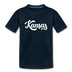 Kansas Toddler T-Shirt - Hand Lettered Kansas Toddler Tee - deep navy