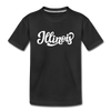 Illinois Toddler T-Shirt - Hand Lettered Illinois Toddler Tee - black