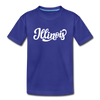 Illinois Toddler T-Shirt - Hand Lettered Illinois Toddler Tee - royal blue