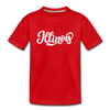 Illinois Toddler T-Shirt - Hand Lettered Illinois Toddler Tee - red