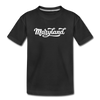 Maryland Toddler T-Shirt - Hand Lettered Maryland Toddler Tee - black