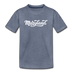 Maryland Toddler T-Shirt - Hand Lettered Maryland Toddler Tee - heather blue