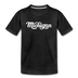Michigan Toddler T-Shirt - Hand Lettered Michigan Toddler Tee - charcoal gray